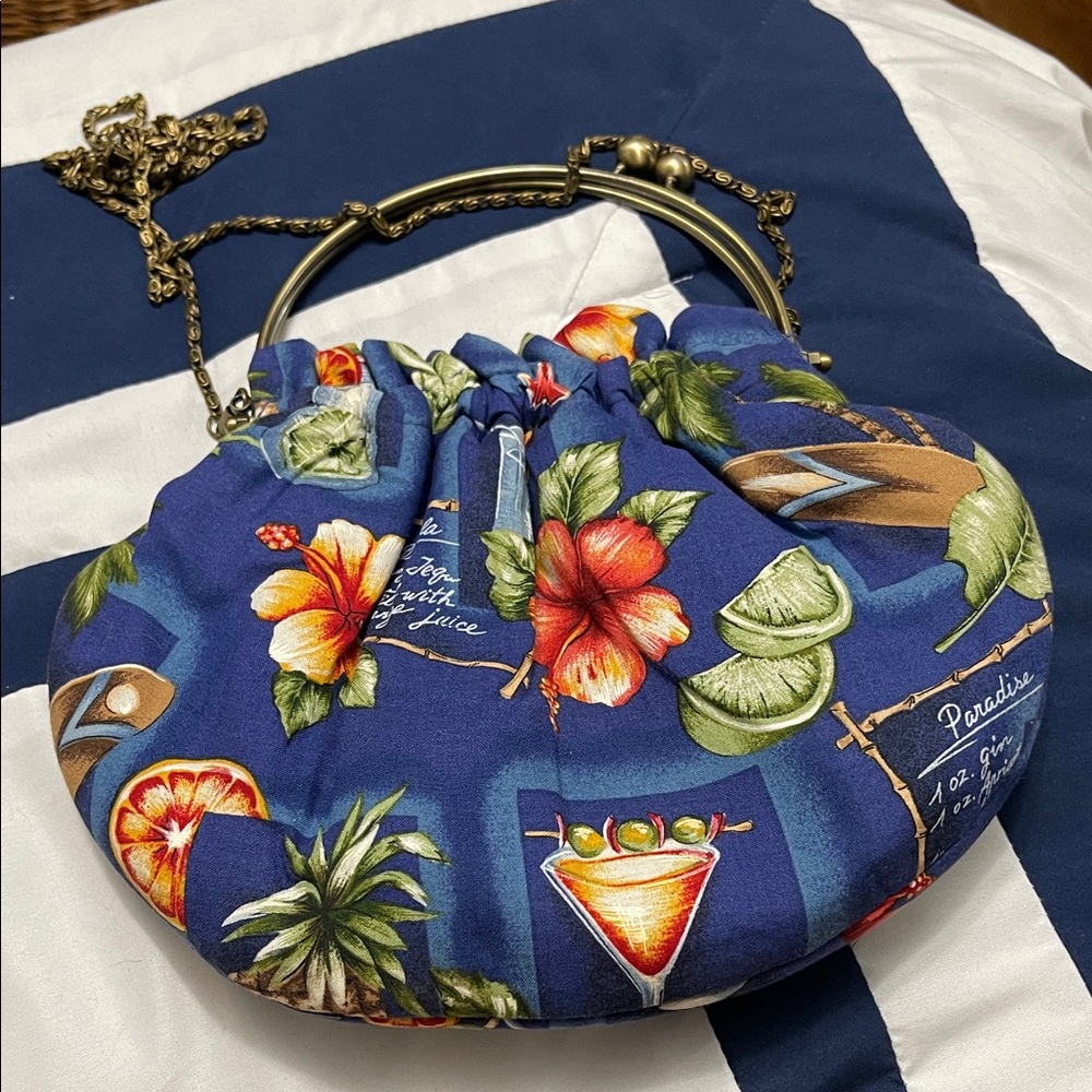 Floral Blue Women's Bag